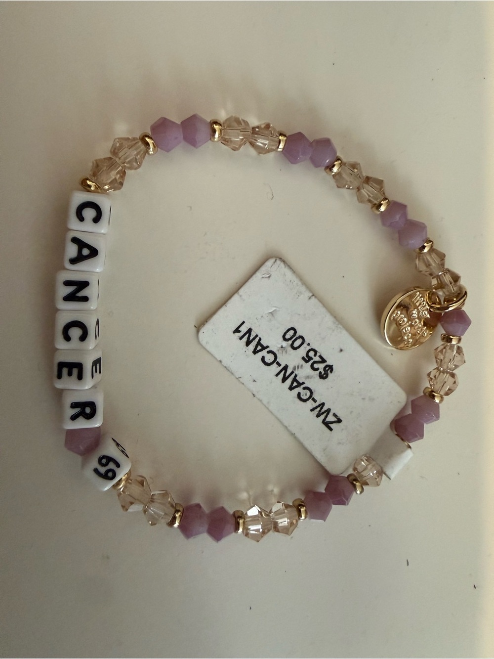 Little Words Project Cancer bracelet!
